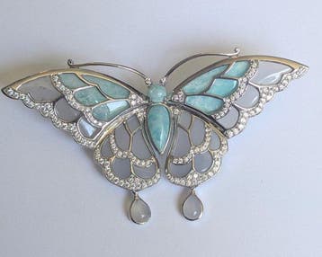 Zonder minimumprijs - Broche Zilver