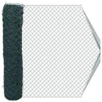 Tuinomheining Staal 2x10m | Tweedekansje | OP=OP, Ophalen of Verzenden, Zo goed als nieuw, 10 tot 20 meter, Gaas
