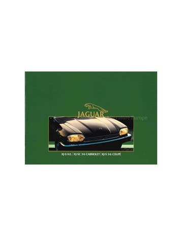 1985 JAGUAR XJS BROCHURE NEDERLANDS, Nieuw, Author