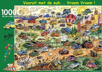Vooruit met de euh… Vroem Vroem! – Marc de Vos (1000, Verzenden, Nieuw