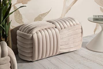 BANKJE SOFTY ROZE CM 90X45X45, Ophalen of Verzenden, Nieuw