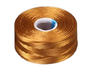 C-LON Rijggaren AA (ultra) 0,09mm ca. 68 meter Gold, Ophalen of Verzenden, Nieuw, Kraal