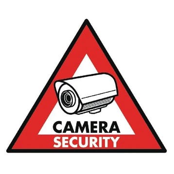 Sticker camerabewaking | Nedis | 5 stuks, Verzenden, Nieuw