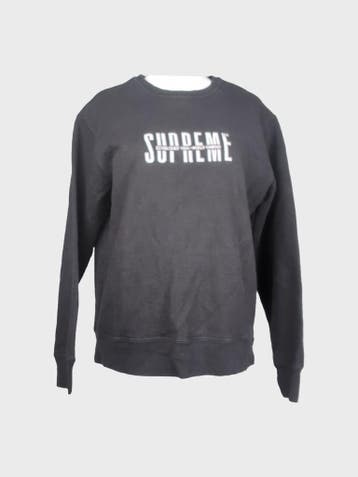 Supreme Sweatshirts Dames maat L Zwart, Supreme, Zwart, Maat 42/44 (L), Ophalen of Verzenden