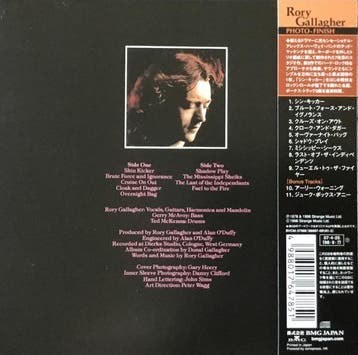 cd digi - Rory Gallagher - Photo-Finish, Cd's en Dvd's, Verzenden, Zo goed als nieuw