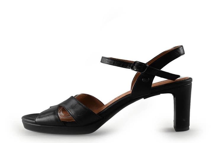 Manfield Sandalen in maat 38 Zwart, Kleding | Dames, Schoenen, Zwart, Zo goed als nieuw, Sandalen of Muiltjes, Verzenden