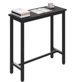 Bartafel 100 cm hoog rechthoekig met zwart metalen frame, Huis en Inrichting, Tafels | Bijzettafels, Verzenden, Nieuw