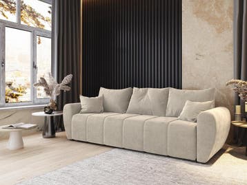 *SALE* Slaapbank met Opbergruimte Max | Beige €549,-, Huis en Inrichting, Banken | Bankstellen, Hout, Verzenden, 75 tot 100 cm
