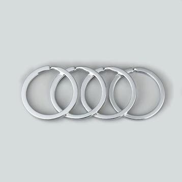 Metalen sleutelring (22-28 mm, kleur 2: zilver), Ophalen of Verzenden, Nieuw