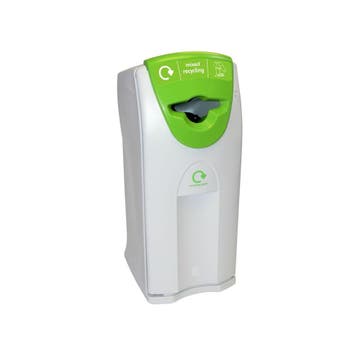 Maxi Envirobin met Propeller opening/ 140 ltr - grijs/ groen, Huis en Inrichting, Verzenden, Nieuw