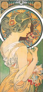 Marie Alphonse Mucha - “Primrose, 1899”.
