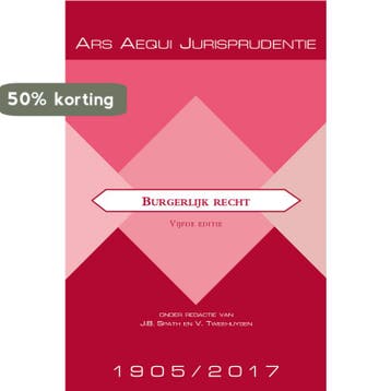 Jurisprudentie Burgerlijk recht 1905-2017 / Ars Aequi, Verzenden, Zo goed als nieuw