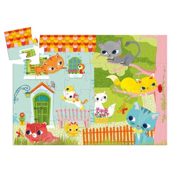 Djeco dieren puzzel Pachat en zijn  van €13,99 voor €7,00, Ophalen of Verzenden, Nieuw