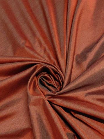 Shantung in misto seta – riflessi caldi e materici Fine