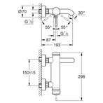 Badkraan Grohe Essence New Warm Sunset Geborsteld, Ophalen of Verzenden, Nieuw