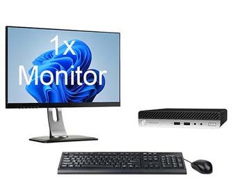 ACTIE: HP ProDesk 400 G4 Mini i3 8e Gen incl. 1 Monitor +, Ophalen of Verzenden, Nieuw