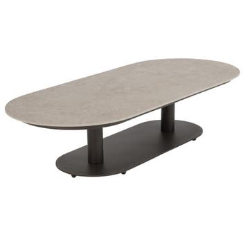 Boaz lounge tuintafel ovaal 150x65xH35 cm ceramic terre 4, Ophalen of Verzenden, Nieuw