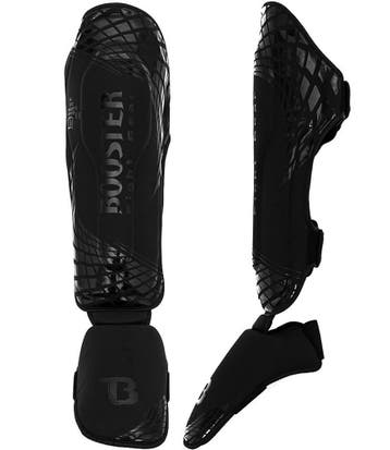 Booster BFG CUBE Kickboks Scheenbeschermers Zwart Zwart, Sport en Fitness, Maat M, Ophalen of Verzenden, Nieuw, Overige