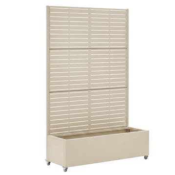 Plantenbak met privacyscherm Nodepp 190x120x38 cm knooflokbe, Verzenden, Nieuw