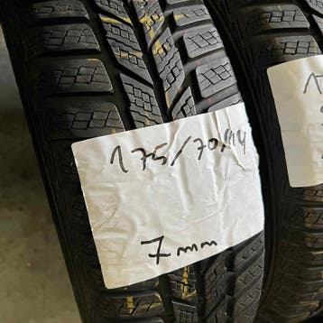 2 x Semperit Speed Grip 175-70-14 Winterbanden 7mm, Auto-onderdelen, Banden en Velgen, 14 inch, Gebruikt, 175 mm, Band(en)