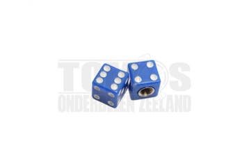 Ventieldop set dobbelsteen blauw, Ophalen of Verzenden, Nieuw, DMP