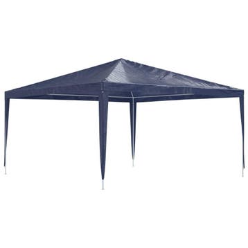 Partytent 4x4m blauw - Retourdeal - 34% Korting, Partytent, Zo goed als nieuw, 4 tot 6 meter, 2 meter of meer