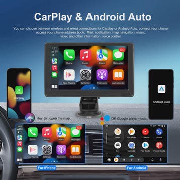 Universele Auto Multimedia Speler met CarPlay, Android Auto,, Verzenden, Nieuw