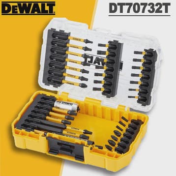 Dewalt 29-delige Schroefbitset met Robuuste Koffer - DT70734, Verzenden, Nieuw