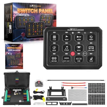 Aluminium Touch Switch Panel 12 Buttons voor 4x4 SUV Vehi..., Verzenden, Nieuw, Universele onderdelen