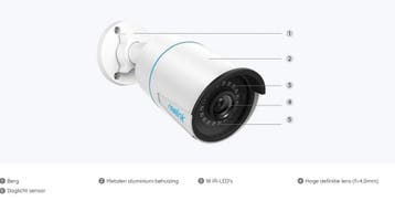 Reolink P320, 5MP PoE IP Camera met, Ophalen of Verzenden, Nieuw