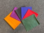 6 Fat quarters - Effen kleuren mix Quiltstoffen / Patchwork, Ophalen of Verzenden, Nieuw