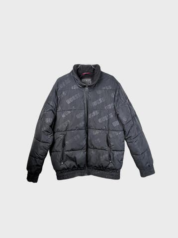 Guess Puffer Jacket Dames maat L Zwart Vintage, Ophalen of Verzenden, Nieuw
