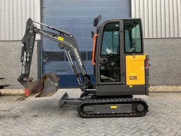 Volvo EC20E, Ophalen, Graafmachine
