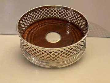 W . I . Broadway & Co - Flessenonderzetter - Sterling zilver, Antiek en Kunst
