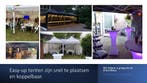 Deluxe pakket,Easy up Partytent huren incl led statafels,enz, Ophalen, Nieuw