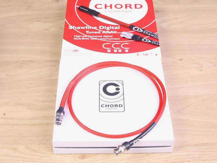 Chord Company Shawline digital audio interconnect BNC 1,0 me, Audio, Tv en Foto, Audiokabels en Televisiekabels, Overige kabels