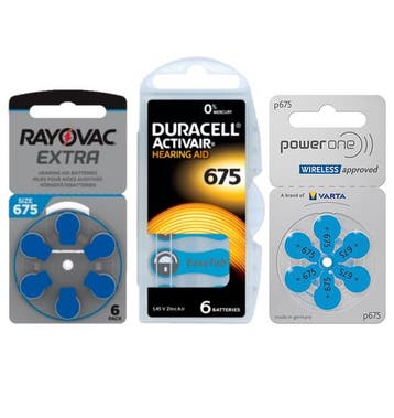 Proefpakket: 3 pakjes met 6 batterijen No. 675 blauw, Ophalen of Verzenden, Nieuw