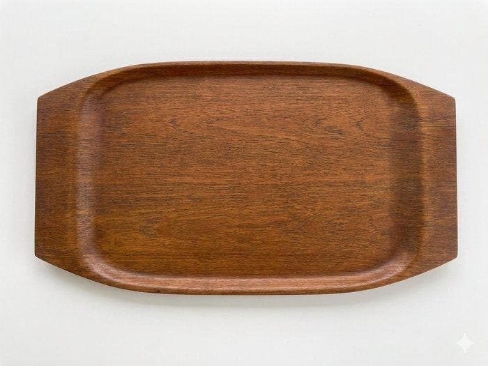 Dienblad - Teak - Teak dienblad Zweeds, Antiek en Kunst, Kunst | Designobjecten