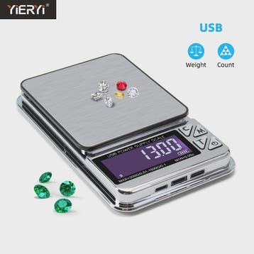 Precisie Digitale Weegschaal 200g/1000g - Hoge Nauwkeurighei, Verzenden, Nieuw