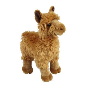 Ravensden alpaca knuffel - pluche - bruin - 28 cm - lama, Kinderen en Baby's, Verzenden, Nieuw