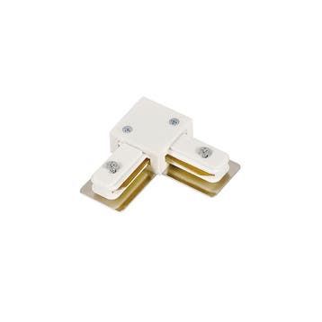 1-fase rail | L-connector wit, Verzenden, Nieuw, Overige fittingen