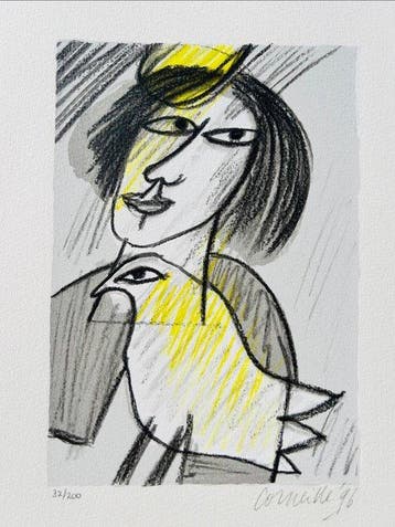 Corneille (1922-2010) - Zonder titel, Antiek en Kunst