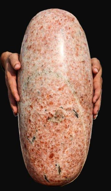 Groot 29,4 kg oranje zonsteen Reiki opgeladen chakra-kristal, Verzamelen