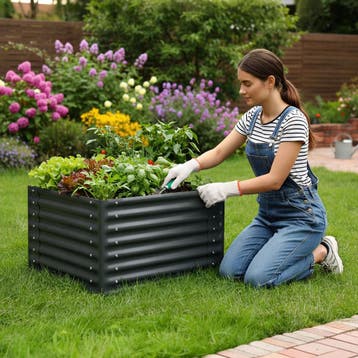 Verhoogde plantenbak Blomma verzinkt, verschillende maten, Verzenden, Nieuw