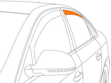Zijwindschermen | geschikt voor Volkswagen | T-Roc 17- 5d su, Verzenden