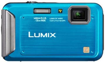 Panasonic Lumix DMC-FT20 Digitale Compact Camera - Blauw, Verzenden, Zo goed als nieuw