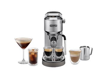 De Longhi -  Dedica Duo Ec890.m - Pistonmachine  - Metaal, Witgoed en Apparatuur, Verzenden, Nieuw, Combi, Afneembaar waterreservoir