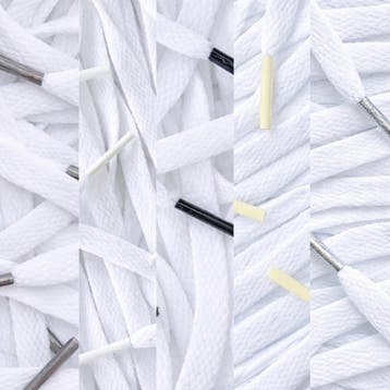 Custom veters - Wit - Basics (5-Pack) • 100 120 140 160 180, Ophalen of Verzenden, Nieuw