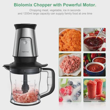 BioloMix 700W Compacte Keuken Blender: 3-in-1 Juicer, Food P, Verzenden, Nieuw