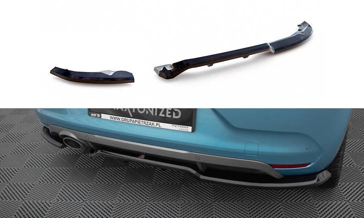 Diffuser Renault Clio RS Line Mk5 Maxton Glans Zwart, Auto-onderdelen, Carrosserie en Plaatwerk, Ophalen of Verzenden